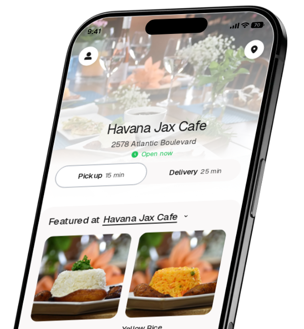 Havana Jax Cafe app preview