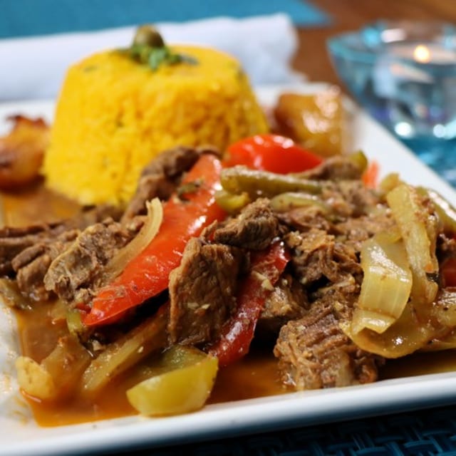 Ropa Vieja (Beef) Bowl.